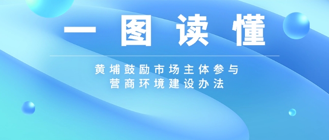 【一图读懂】《广州开发区 广州市黄埔区鼓励市场主体参与营商环境建设办法》